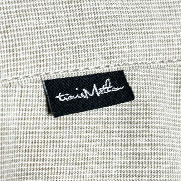 TRAVIS MATHEW tan flat front shorts men's size 32 summer golf preppy - Picture 3 of 4